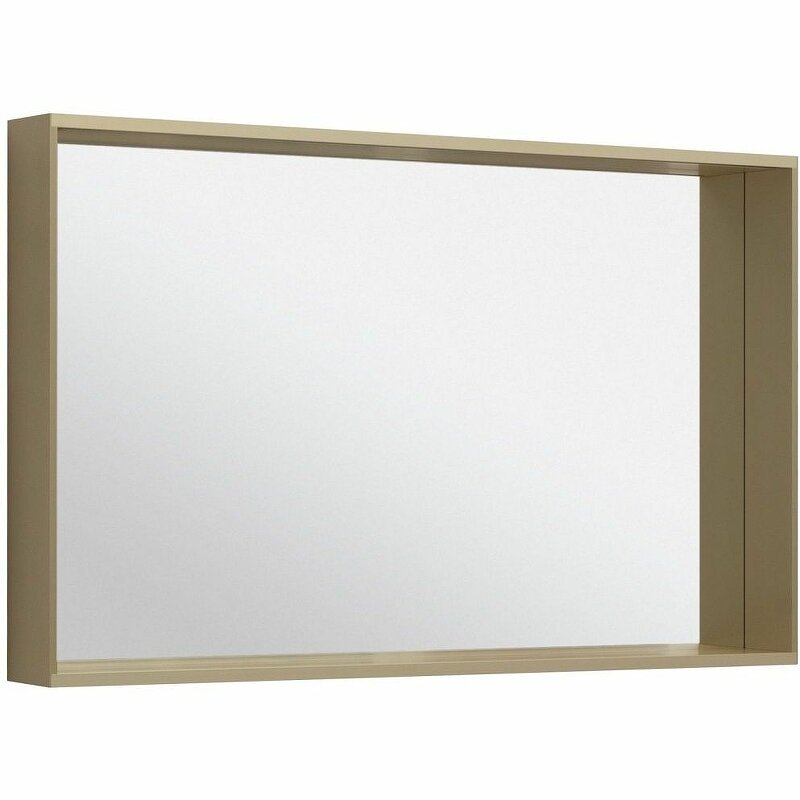 Изображение товара Зеркало Allen Brau Reality 1.32021.03, 120 см, с подсветкой, с сенсорным выключателем, латунь браш