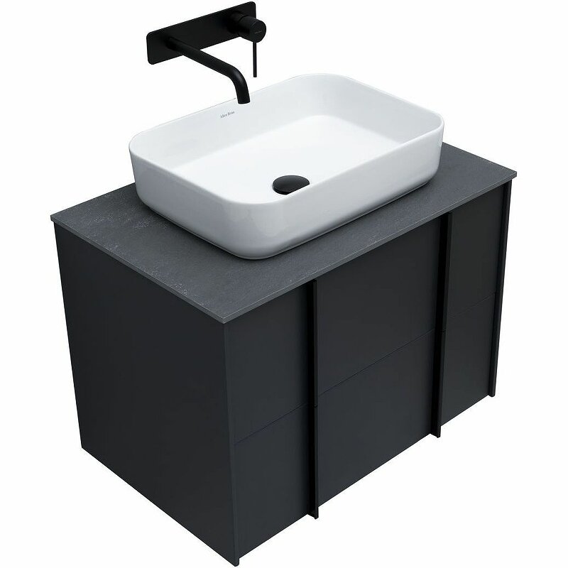 Изображение товара Тумба под раковину Allen Brau Reality 1.32004.AM Подвесная антрацит матовый
