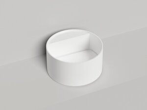 Изображение товара Раковина Salini Armonia Round Top 02 45 см из искусственного камня RAL белый матовый