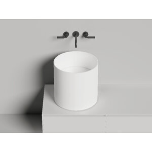 Изображение товара Раковина Salini Armonia Round 03 из искусственного камня, 45 см, белая