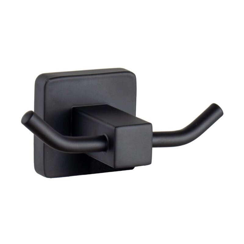Изображение товара Двойной настенный крючок Maretti Umbria Black UMB53299 черный матовый для ванной