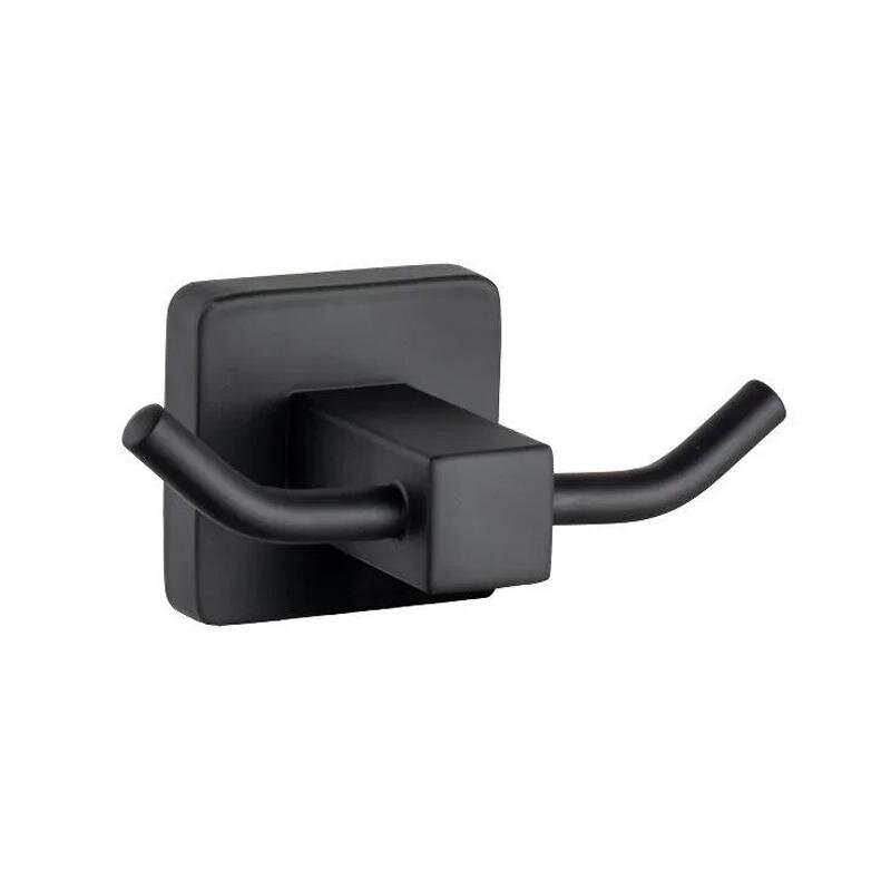 Изображение товара Крючок двойной Maretti Umbria Black UMB53299, цвет черный матовый Изображение товара Крючок двойной Maretti Umbria Black UMB53299, цвет черный матовый