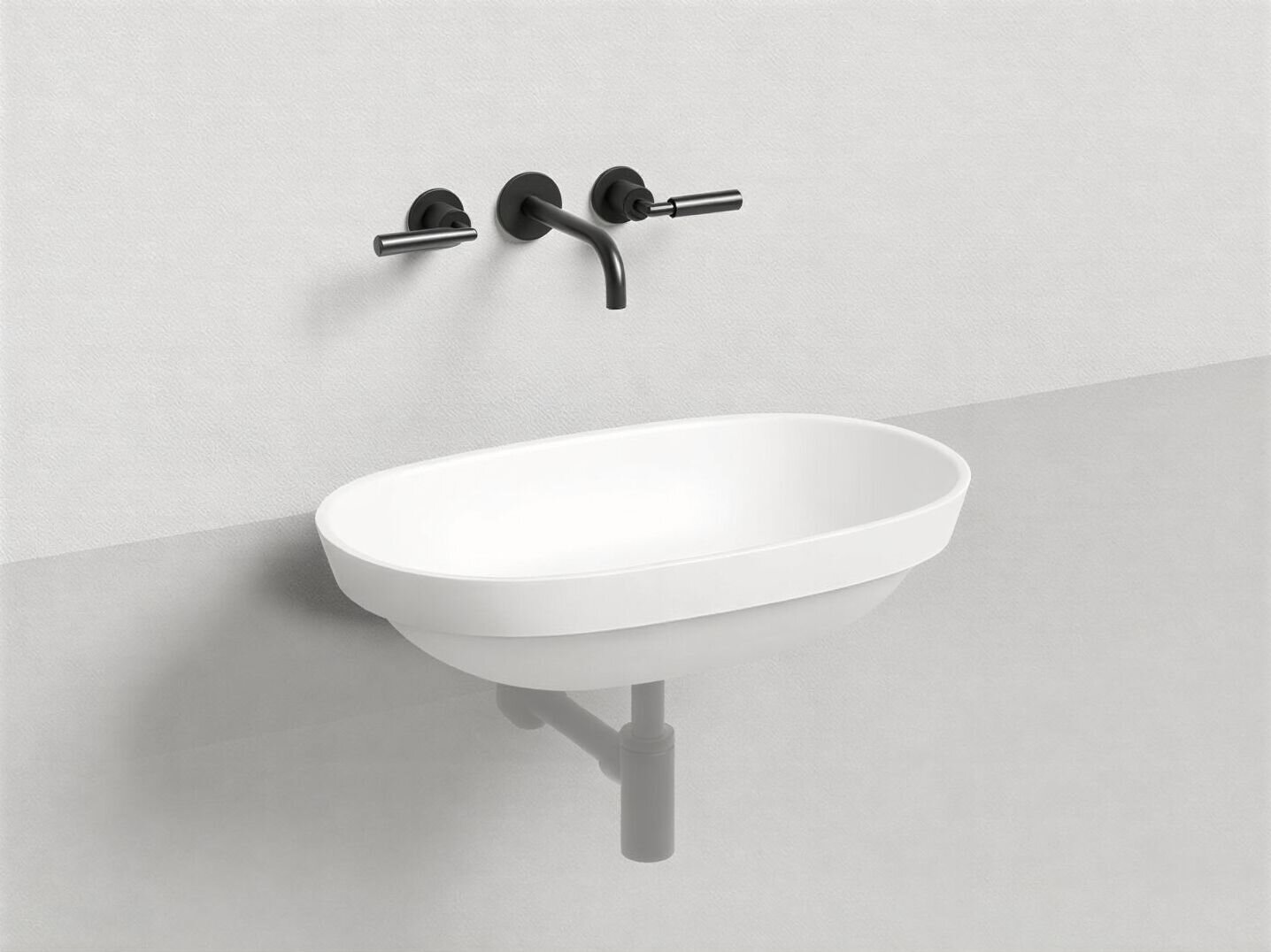 Изображение товара Раковина Salini Marea 01, 1802201MF, 65 см, из искусственного камня S-Stone, цвет белый матовый, покраска по RAL полностью Изображение товара Раковина Salini Marea 01, 1802201MF, 65 см, из искусственного камня S-Stone, цвет белый матовый, покраска по RAL полностью