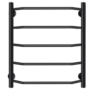 Изображение товара Водяной полотенцесушитель Secado Агата 1 черный матовый 50х60 см нержавеющая сталь