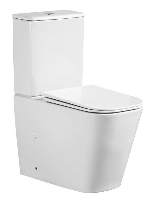 Изображение товара Напольный безободковый унитаз Azario Esconda AZ-1255A с Торнадо и микролифтом