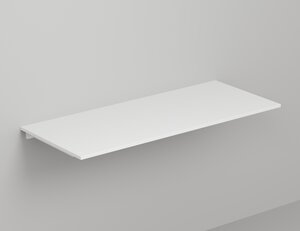 Изображение товара Столешница Salini Costa 200123MF, 120 x 50 см, из искусственного камня S-Stone, цвет белый матовый, покраска по RAL полностью