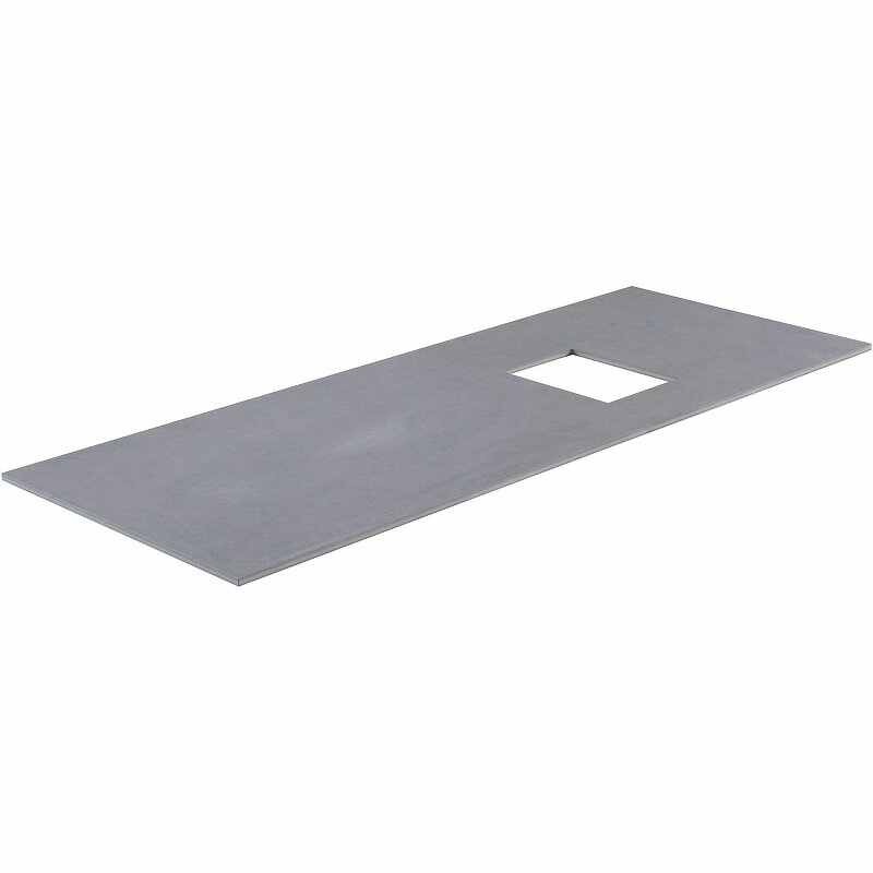 Изображение товара Столешница Allen Brau Infinity 120x46 см из керамогранита, правая, графит