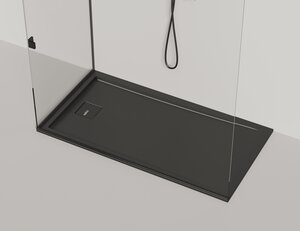 Изображение товара Душевой поддон Salini Capri 120211GF, 150 x 80 см, прямоугольный, из искусственного камня S-Sense, цвет белый, покраска по RAL полностью