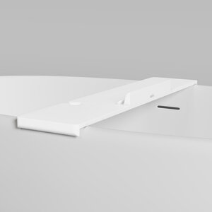 Изображение товара Полка на ванну Salini Gabbiano 1906201M, из искусственного камня S-Stone, цвет белый матовый