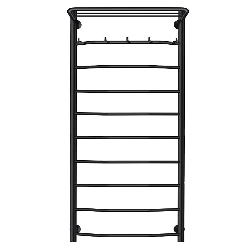 Изображение товара Полотенцесушитель водяной Secado Агата 1КСП, 4673739223291, ширина 60 см, высота 120 см, с крючками, с полкой, черный матовый Изображение товара Полотенцесушитель водяной Secado Агата 1КСП, 4673739223291, ширина 60 см, высота 120 см, с крючками, с полкой, черный матовый