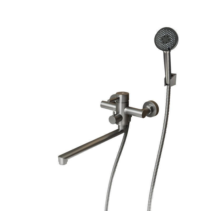 Изображение товара Смеситель Rush Melos SUS1101-51Grey для ванны и душа с длинным изливом