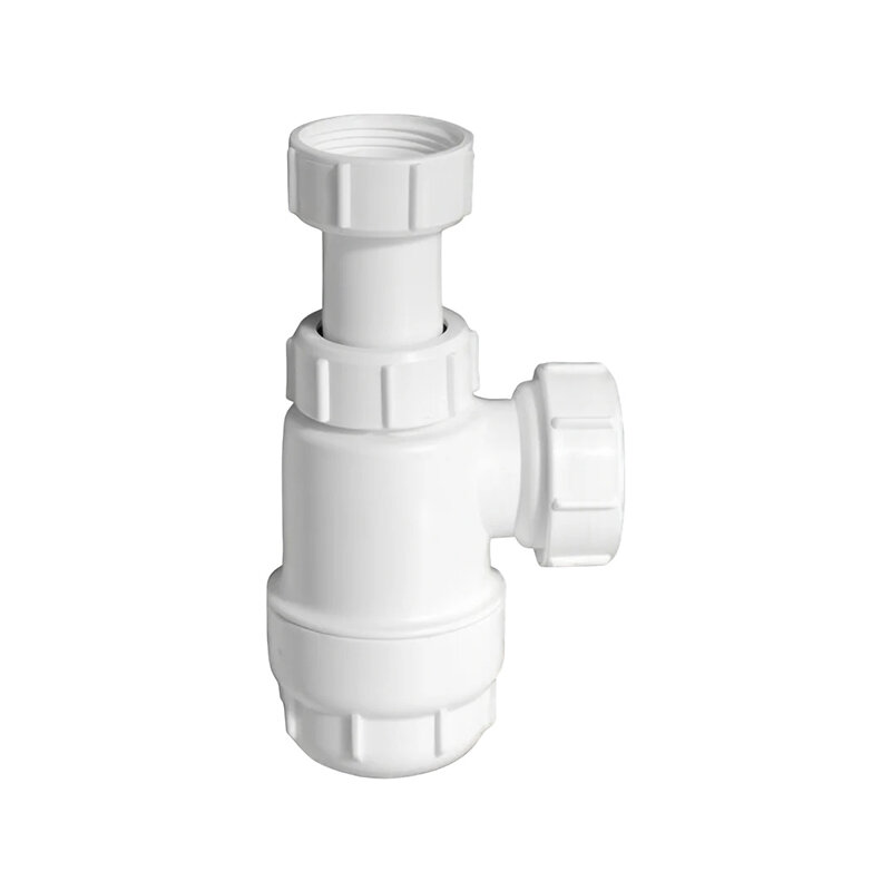 Изображение товара Сифон для раковины McAlpine MRW240NW пластиковый белый компрессионный