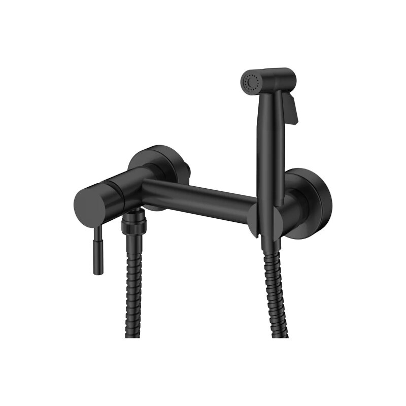 Изображение товара Гигиенический душ Rush Melos SUS1101-99Black, со смесителем, цвет черный Изображение товара Гигиенический душ Rush Melos SUS1101-99Black, со смесителем, цвет черный