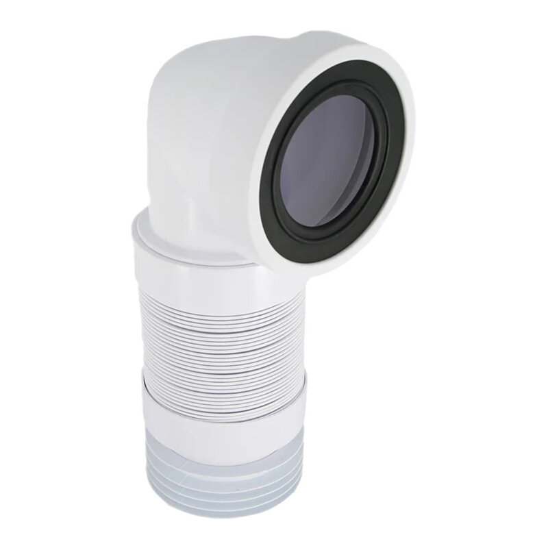 Изображение товара Гофрированная труба для унитаза McAlpine MRWC-F11R 54 см, белая, 10,7 см