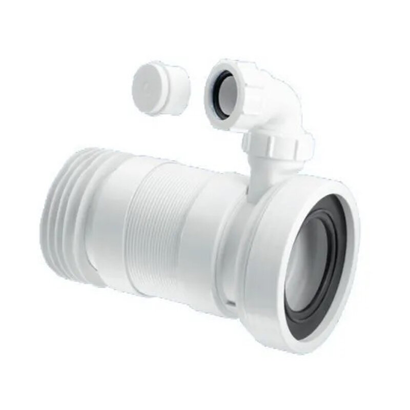 Изображение товара Гофрированная труба для унитаза McAlpine MRWC-F33RD 80 см пластиковая