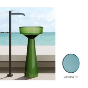 Изображение товара Раковина DEA Design Pedestal Basin DD2018 425 R11 42.5 см полиэфирная смола темно-синий