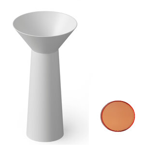 Изображение товара Раковина DEA Design Pedestal Basin DD2022 480 R1 48 см полиэфирная sunset