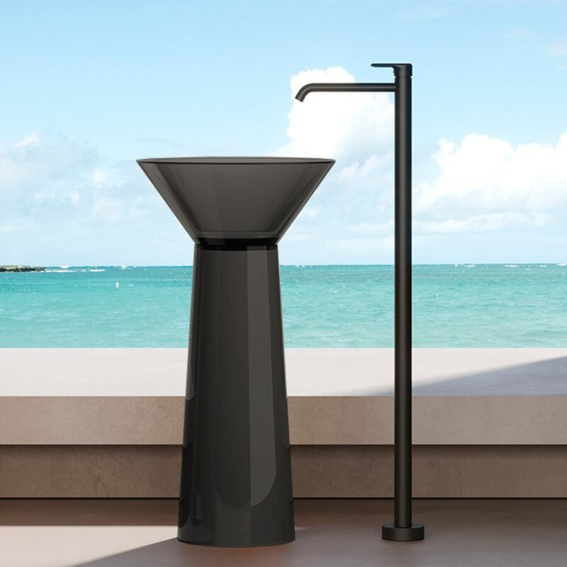 Изображение товара Раковина DEA Design Pedestal Basin DD2022 480 R4 48 см полиэфир черная