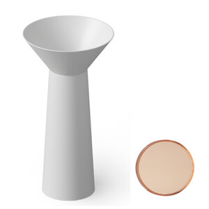 Изображение товара Раковина DEA Design Pedestal Basin DD2022 480 R9 48 см полиэфирная бронзовая медь