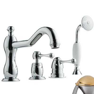 Изображение товара Смеситель Bandini Antico 5161400KO0G для ванны и душа, хром-золото