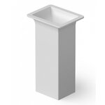 Раковина DEA Design Pedestal Basin DD2014 500 18, 50 см, из искусственного камня, цвет белый матовый - фото 1