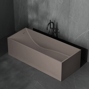 Изображение товара Ванна DEA Design Modern DD8607 1800х76 см из искусственного камня grey brown