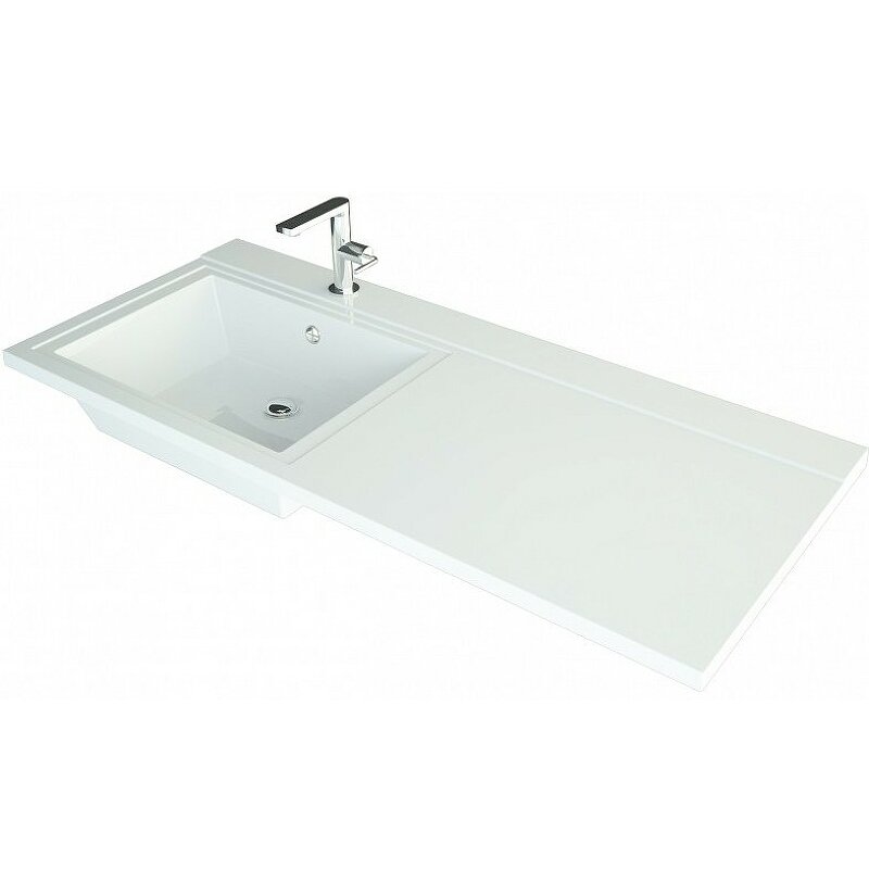 Изображение товара Раковина Maretti Umbria UM13SM36-844/UM13SM44-844 на стиральную машину 1200 мм белая