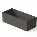 Ванна DEA Design Modern DD8607 1800 5, 180 х 76 см, из искусственного камня, цвет графит - фото 1