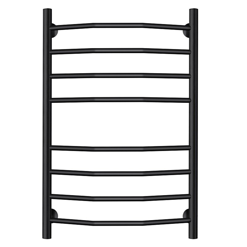 Изображение товара Полотенцесушитель водяной Secado Агата 4, 4673739223567, ширина 60 см, высота 60 см, черный матовый