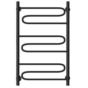 Изображение товара Полотенцесушитель водяной Secado Валенсия 1, 4673739223819, ширина 40 см, высота 80 см, черный матовый