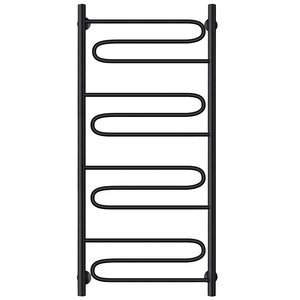 Изображение товара Полотенцесушитель водяной Secado Валенсия 1, 4673739223840, ширина 40 см, высота 100 см, черный матовый