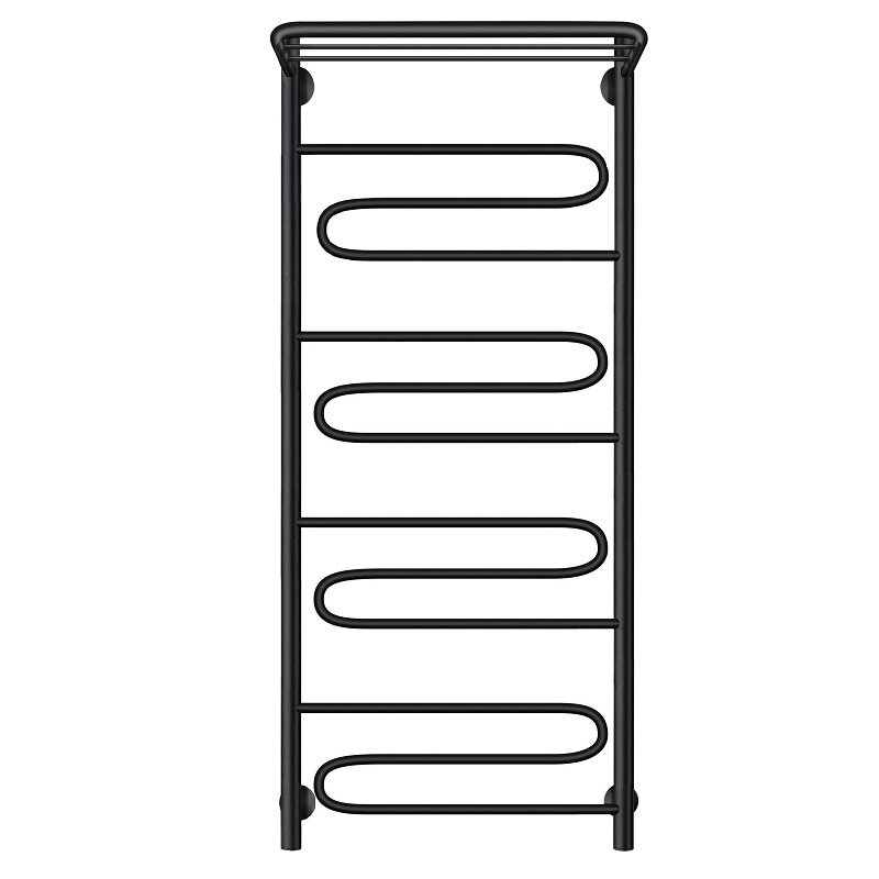 Изображение товара Водяной полотенцесушитель Secado Валенсия 1 СП черный матовый 60х120 с полкой