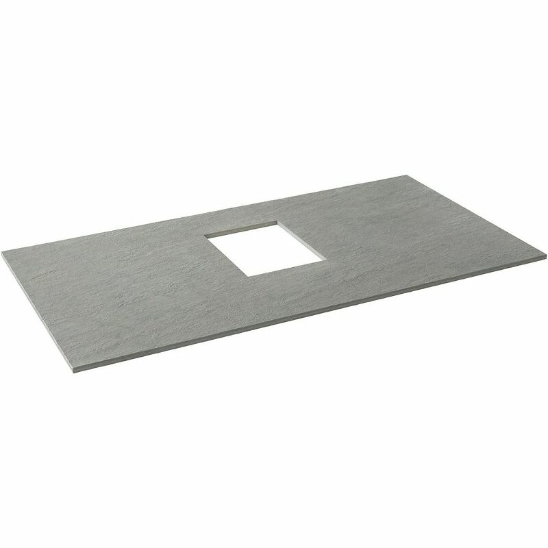 Изображение товара Столешница Allen Brau Infinity 85x46 см керамогранит графит текстура