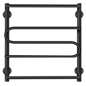 Изображение товара Водяной полотенцесушитель Secado Валенсия 2 50x60 см черный матовый нержавеющая сталь