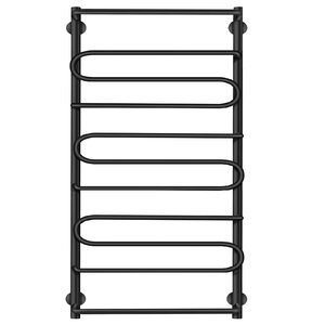 Изображение товара Полотенцесушитель водяной Secado Валенсия 2, 4673739224083, ширина 40 см, высота 100 см, черный матовый
