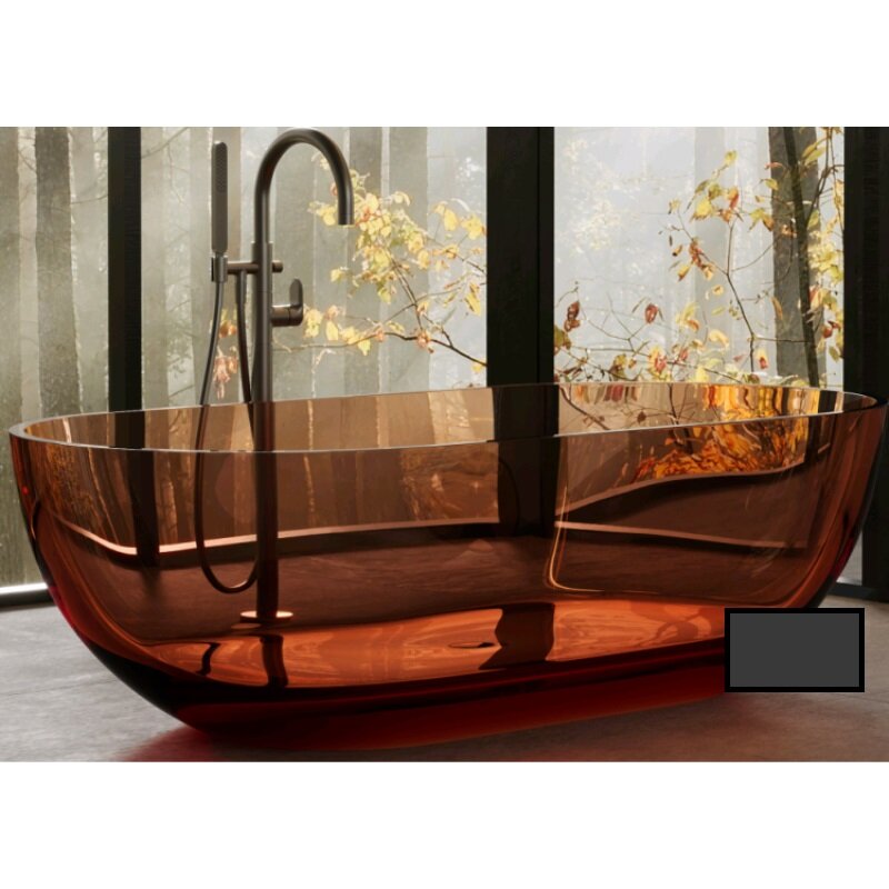 Изображение товара Ванна DEA Design Shadow DD8619 1780x88 см полиэфирная смола smoky black