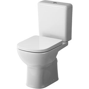 Изображение товара Напольный унитаз Am.Pm Sunny C85C8601SC, AquaSpin смыв торнадо, безободковый, с сиденьем микролифт, белый