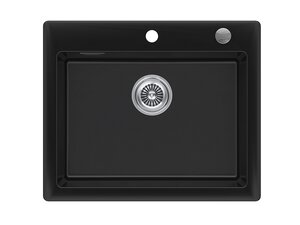 Изображение товара Кухонная мойка Kuchenstern Topkeram 60, 302KB30, 61.5 см, KeraPlus, керамический черный
