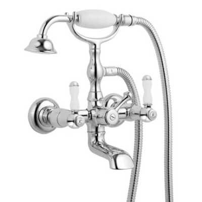 Изображение товара Смеситель для ванны и душа Bandini Antica 544720PN06 ретро стиль хром
