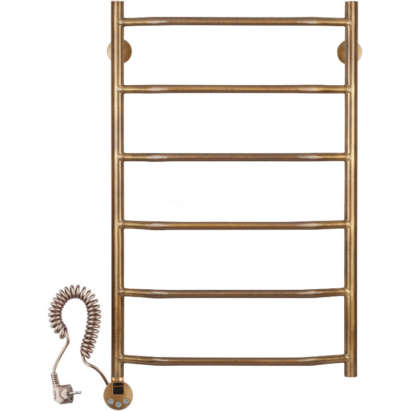 Изображение товара Полотенцесушитель электрический Secado Агата 1 4603777461751/4603777461768, ширина 60 см, высота 80 см, ТЭН слева/справа, цвет бронза