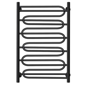 Изображение товара Полотенцесушитель водяной Secado Валенсия 3, 4673739224175, ширина 40 см, высота 80 см, черный матовый