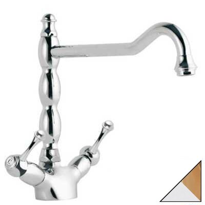 Изображение товара Смеситель для кухни Bandini Antica 547620KO06 хром/золото, Италия