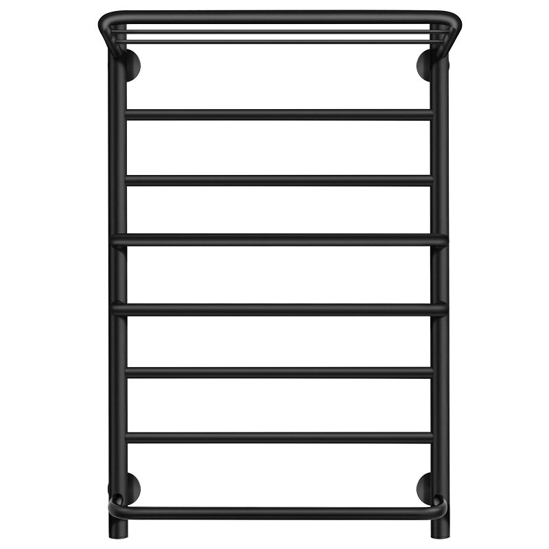 Изображение товара Полотенцесушитель водяной Secado Верона 2 40х80 см с полкой черный матовый