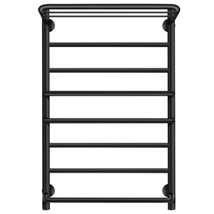 Изображение товара Полотенцесушитель водяной Secado Верона 2, 4673739224953, ширина 60 см, высота 80 см, с полкой, черный матовый
