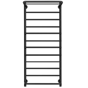 Изображение товара Полотенцесушитель водяной Secado Верона 2, 4673739225004, ширина 50 см, высота 120 см, с полкой, черный матовый