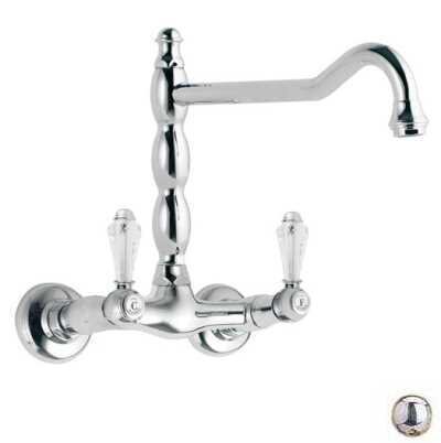 Изображение товара Смеситель Bandini Antica 541820KO06 для кухни с ручкой Swarowski