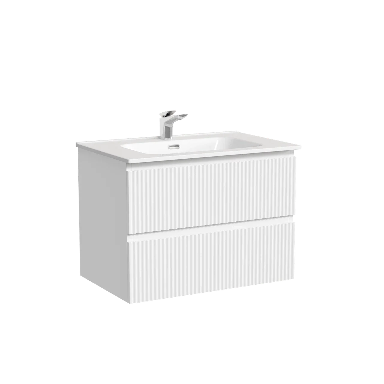 Изображение товара Тумба под раковину Sancos Snob R SNR70W, 70 см, подвесная, Bianco