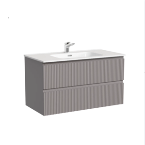 Изображение товара Тумба под раковину Sancos Snob R SNR90SM, 90 см подвесная, Doha Soft