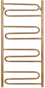 Изображение товара Полотенцесушитель водяной Secado Валенсия, 4603777476694, 50 x 100, ширина 53.2 см, высота 106.5 см, бронза