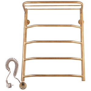 Изображение товара Полотенцесушитель электрический Secado Агата 3 4603777469641/4603777469702, ширина 40 см, высота 60 см, ТЭН слева/справа, с полкой, цвет бронза